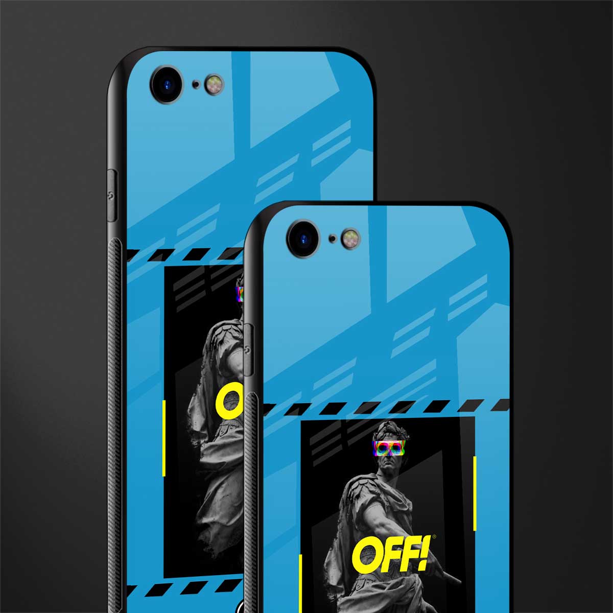 groovy caesar glass case for iphone 7 image-2