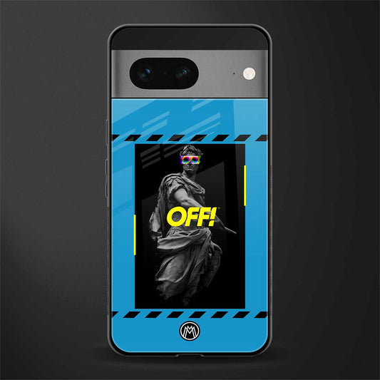 groovy caesar back phone cover | glass case for google pixel 7