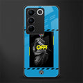 groovy caesar back phone cover | glass case for vivo v27 pro 5g