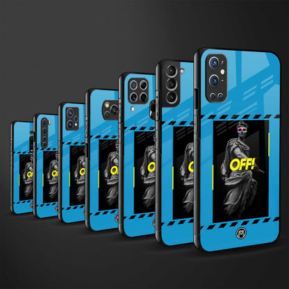 groovy caesar back phone cover | glass case for vivo y22