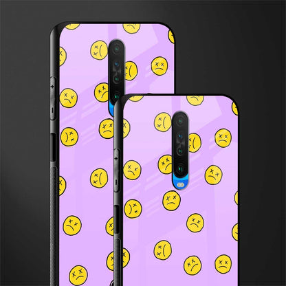 groovy emoticons glass case for poco x2 image-2