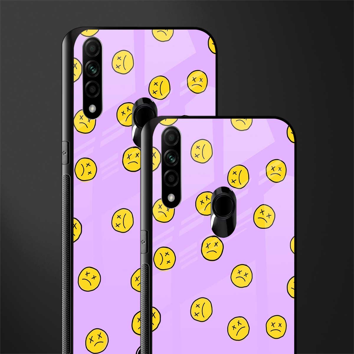 groovy emoticons glass case for oppo a31 image-2