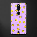 groovy emoticons glass case for oppo f11 pro image