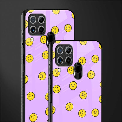 groovy emoticons glass case for realme c15 image-2