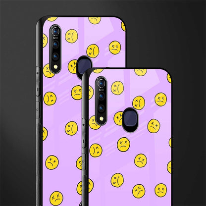 groovy emoticons glass case for vivo z1 pro image-2