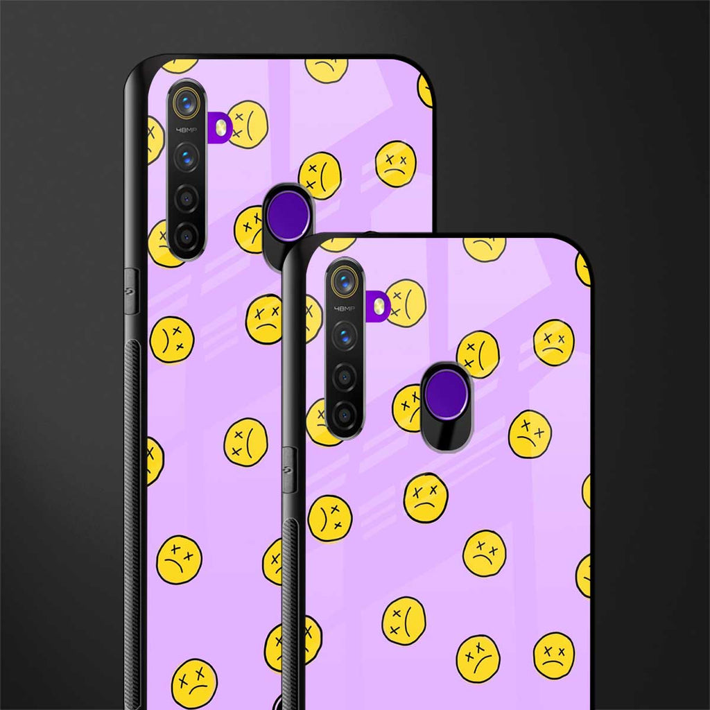 groovy emoticons glass case for realme narzo 10 image-2
