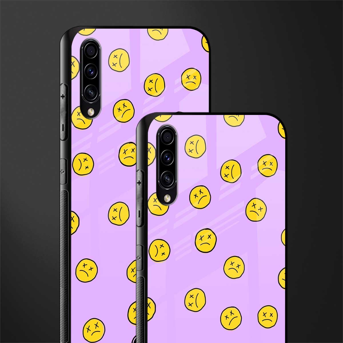 groovy emoticons glass case for samsung galaxy a30s image-2