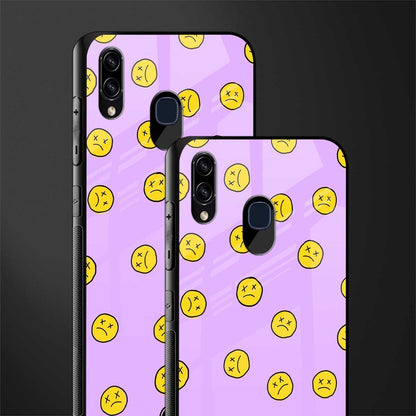 groovy emoticons glass case for samsung galaxy m10s image-2