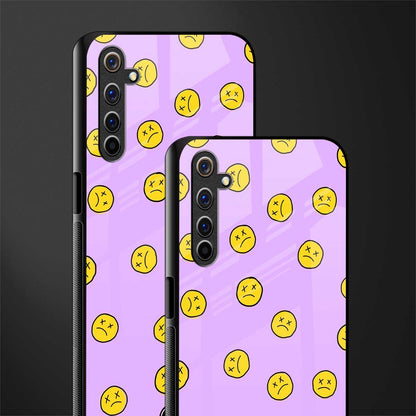 groovy emoticons glass case for realme 6 pro image-2
