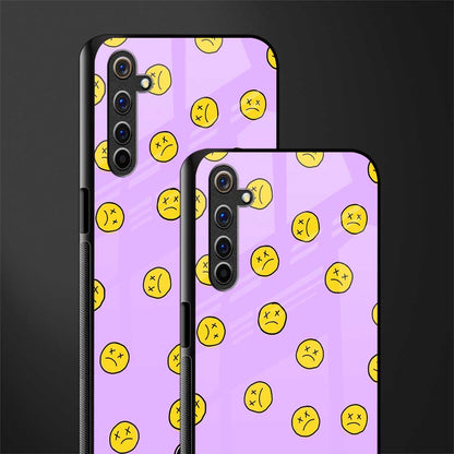 groovy emoticons glass case for realme 6 image-2