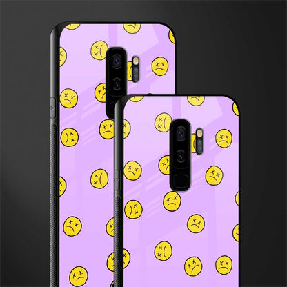groovy emoticons glass case for samsung galaxy s9 plus image-2