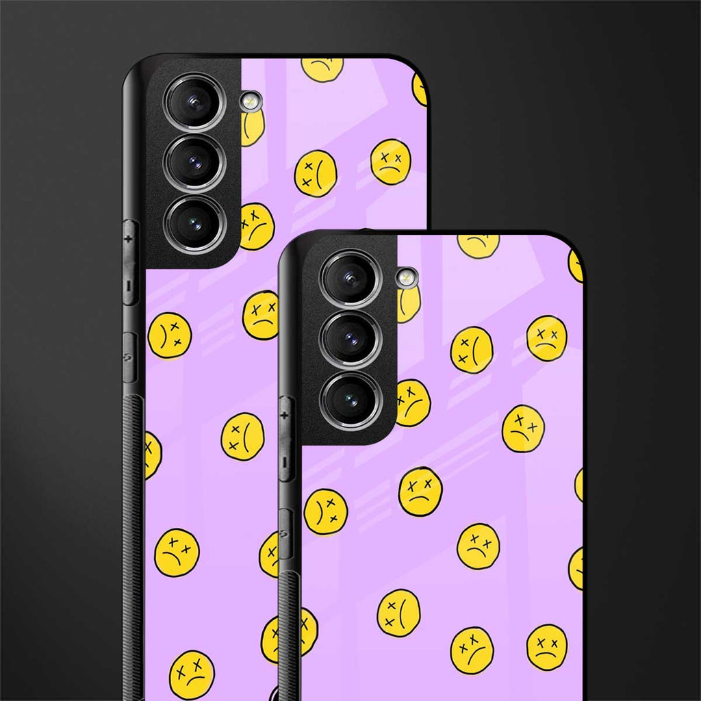 groovy emoticons glass case for samsung galaxy s21 fe 5g image-2
