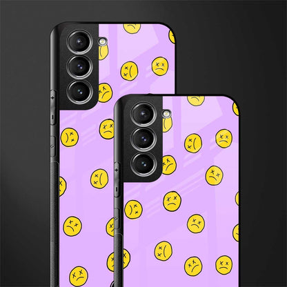groovy emoticons glass case for samsung galaxy s21 fe 5g image-2