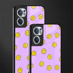 groovy emoticons glass case for oneplus nord ce 2 5g image-2