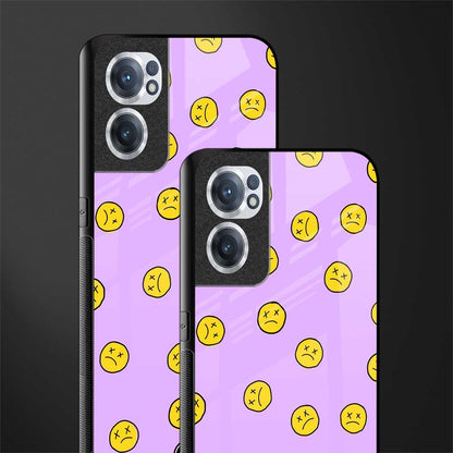 groovy emoticons glass case for oneplus nord ce 2 5g image-2