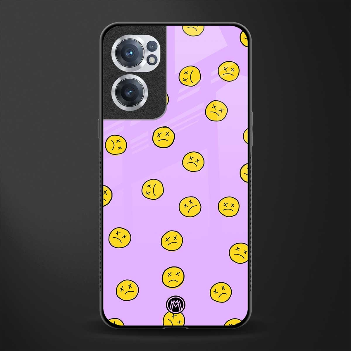 groovy emoticons glass case for oneplus nord ce 2 5g image