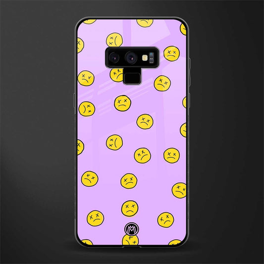 groovy emoticons glass case for samsung galaxy note 9 image