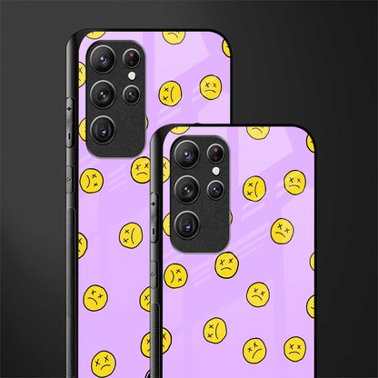 groovy emoticons glass case for samsung galaxy s22 ultra 5g image-2