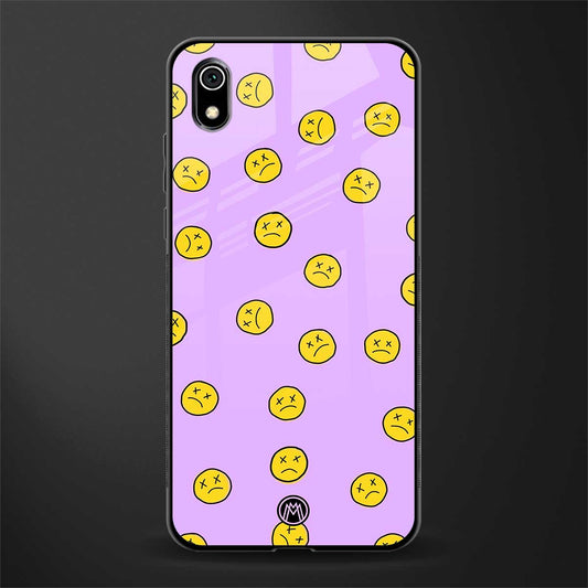 groovy emoticons glass case for redmi 7a image
