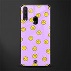 groovy emoticons glass case for vivo y17 image