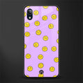 groovy emoticons glass case for vivo y1s without fingerprint image