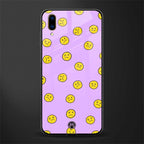 groovy emoticons glass case for vivo v11 pro image
