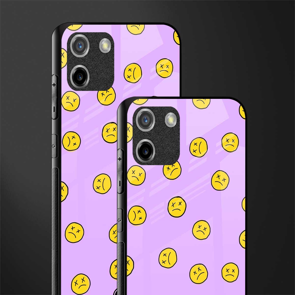 groovy emoticons glass case for realme c11 image-2