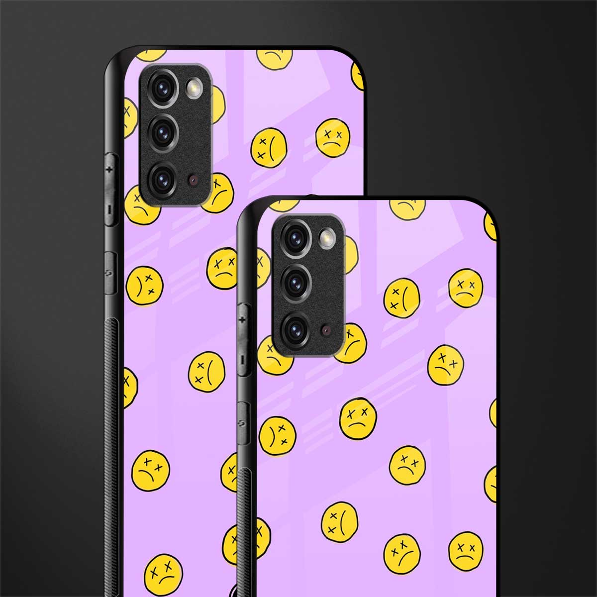 groovy emoticons glass case for samsung galaxy note 20 image-2