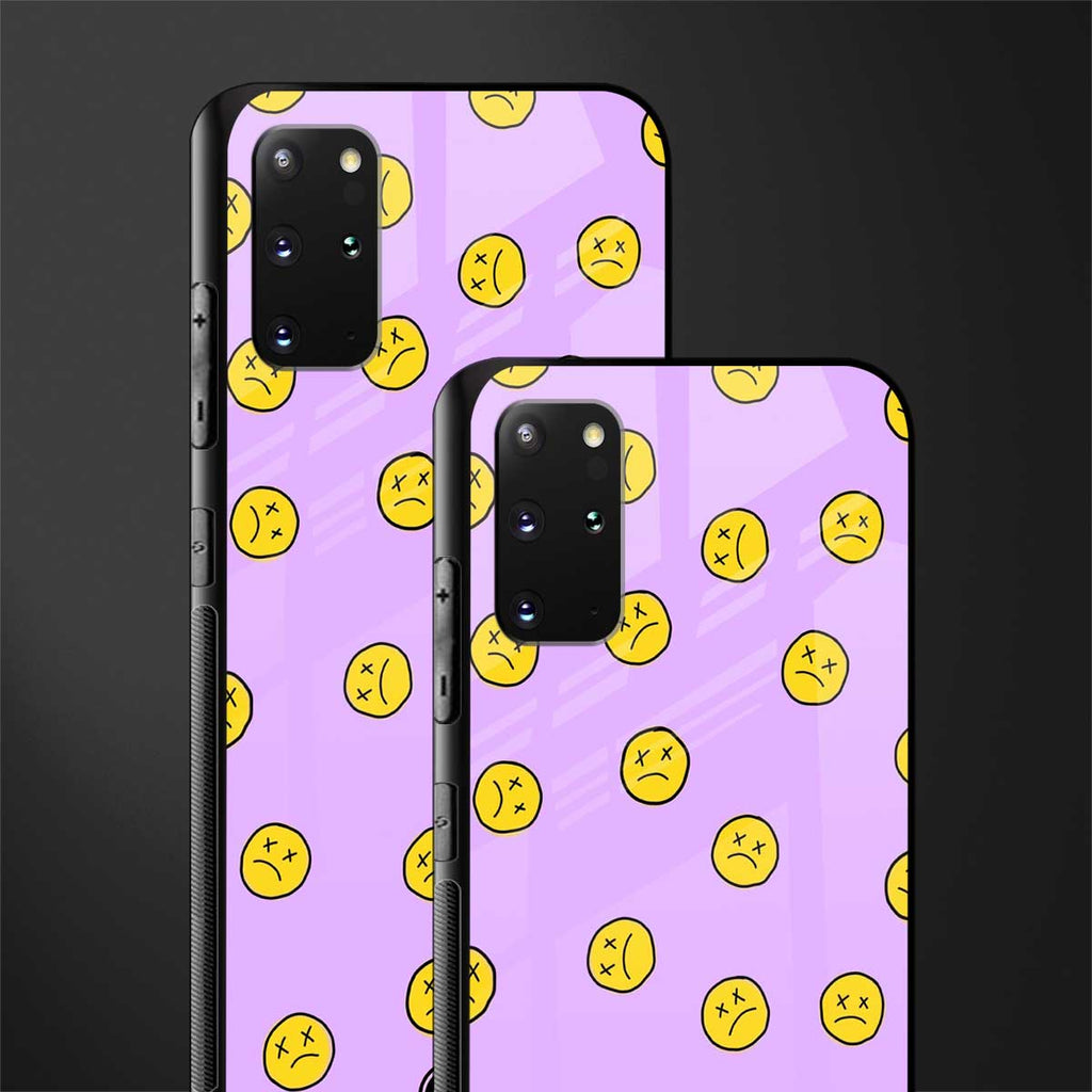 groovy emoticons glass case for samsung galaxy s20 plus image-2