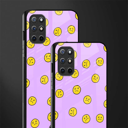 groovy emoticons glass case for oneplus 8t image-2