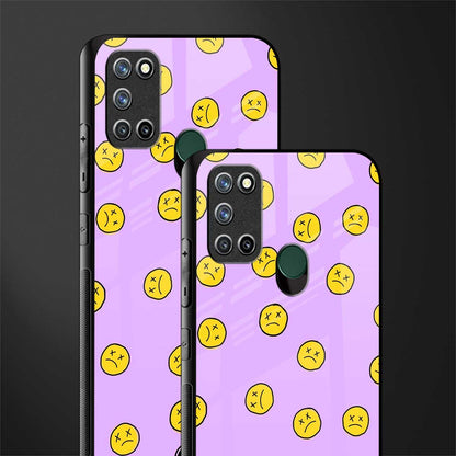groovy emoticons glass case for realme 7i image-2