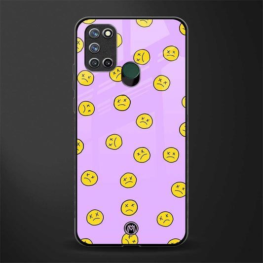 groovy emoticons glass case for realme 7i image