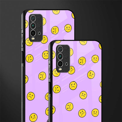 groovy emoticons glass case for redmi 9 power image-2