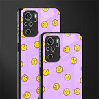 groovy emoticons glass case for redmi note 10s image-2