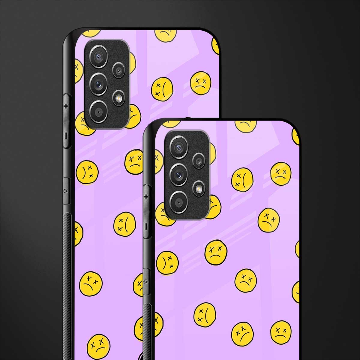 groovy emoticons glass case for samsung galaxy a32 4g image-2