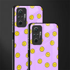 groovy emoticons glass case for redmi note 10 pro max image-2