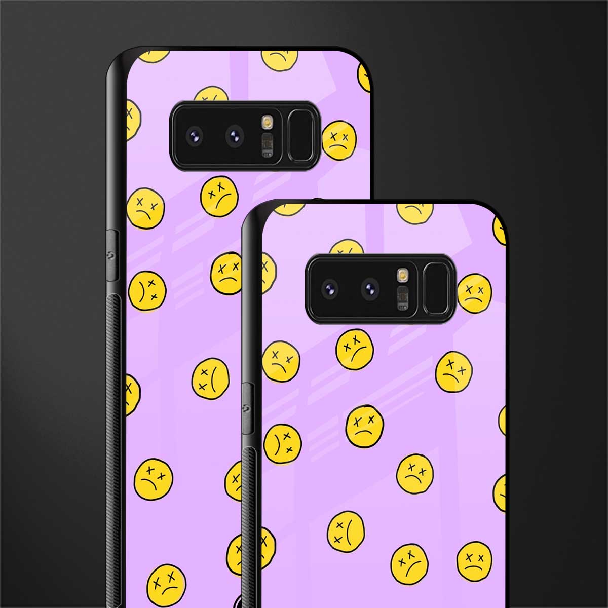 groovy emoticons glass case for samsung galaxy note 8 image-2