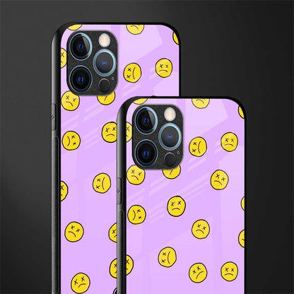 groovy emoticons glass case for iphone 14 pro max image-2