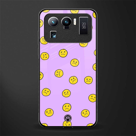 groovy emoticons glass case for mi 11 ultra 5g image