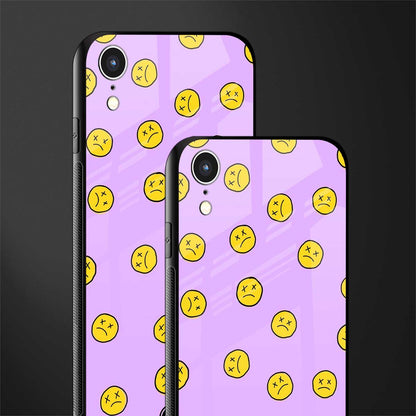 groovy emoticons glass case for iphone xr image-2