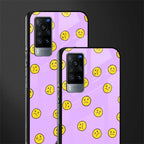groovy emoticons glass case for vivo x60 image-2