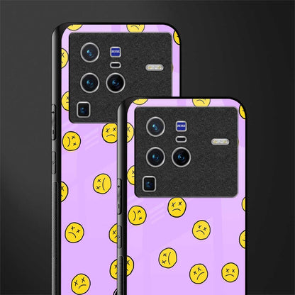 groovy emoticons glass case for vivo x80 pro 5g image-2