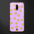 groovy emoticons glass case for oneplus 6t image