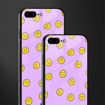 groovy emoticons glass case for iphone 8 plus image-2