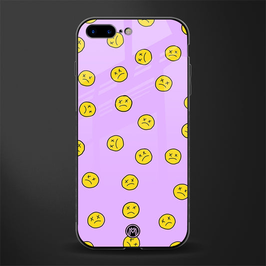 groovy emoticons glass case for iphone 7 plus image