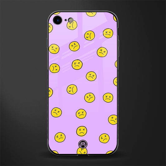 groovy emoticons glass case for iphone 7 image