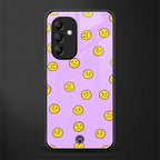 groovy emoticons back phone cover | glass case for samsung galaxy a14 5g