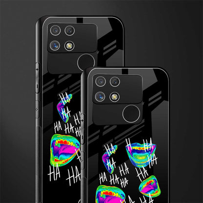 hahahahahaha back phone cover | glass case for realme narzo 50a