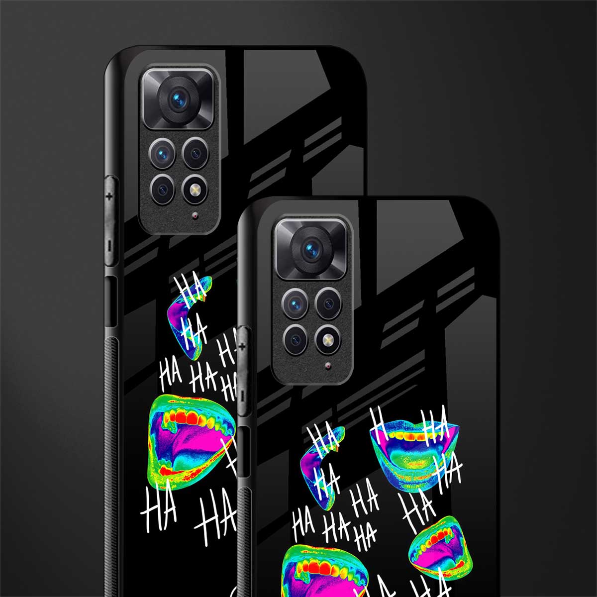 hahahahahaha back phone cover | glass case for redmi note 11 pro plus 4g/5g