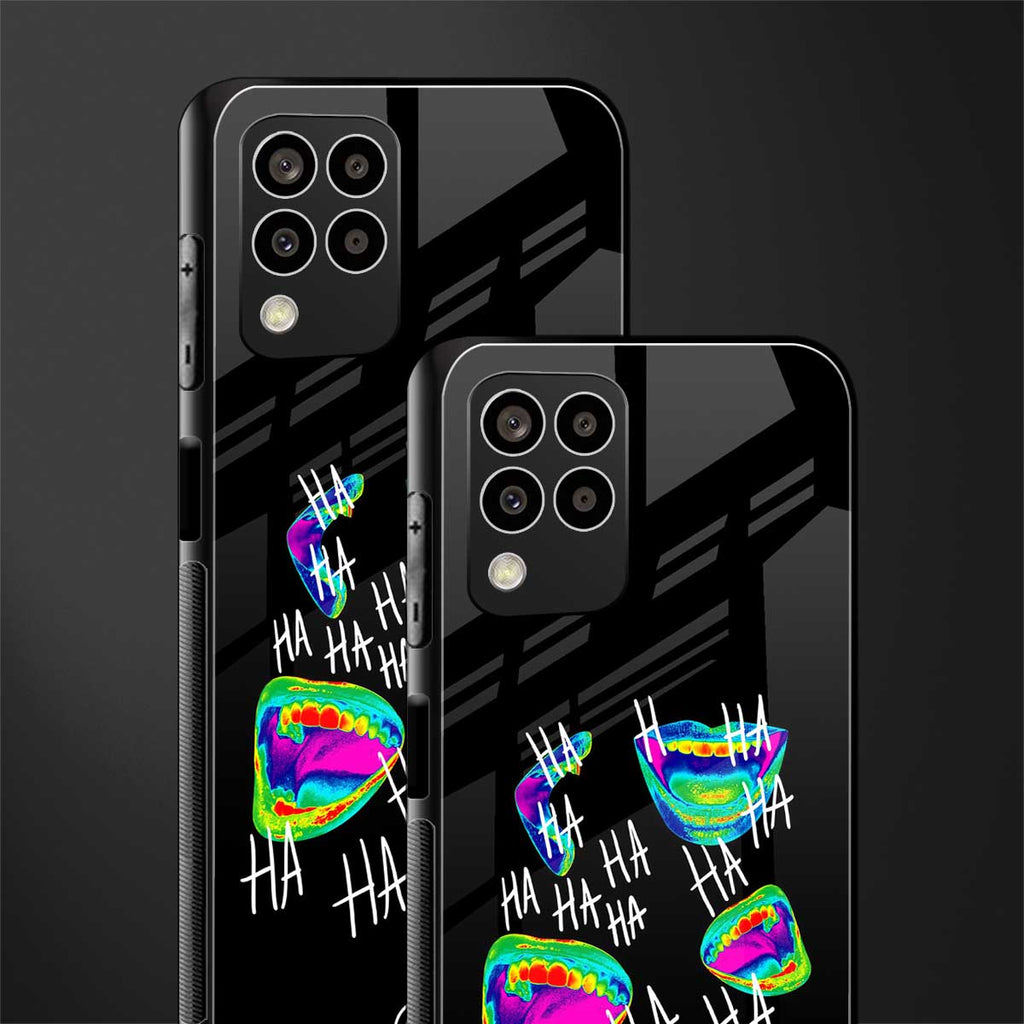 hahahahahaha back phone cover | glass case for samsung galaxy m33 5g